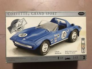 Testors Corvette Grand Sport Metal Body Model Kit 1:43 Scale