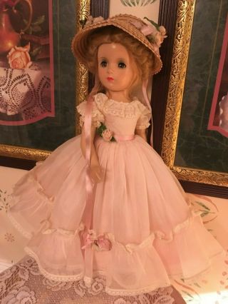 Vintage Madame Alexander Doll Composition 1940s Princess Margaret Rose 14 "