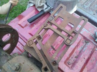 Antique duplex Cast Iron Water Pump Jack Hit & Miss Engine great 2