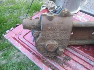 Antique duplex Cast Iron Water Pump Jack Hit & Miss Engine great 6