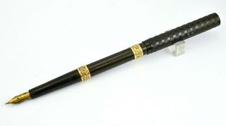 Antique Waterman Nº12 Eyedropper Hard Rubber Fountain Pen,  Usa (x4437)