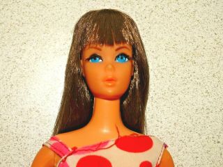 Barbie: Vintage Brunette 2nd Issue Living Barbie Doll W/centered Eyes