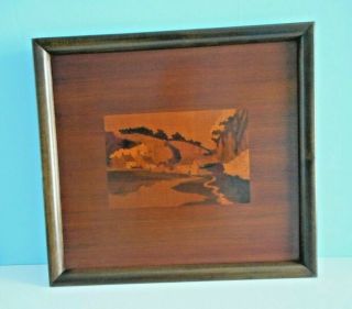 A.  H.  Mcintosh & Co.  Marquetry Tray.  Kirkcaldy