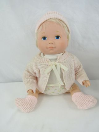 Vintage Fisher Price My Baby Beth Doll Blonde Blue Eye Girl 209 21200 1977