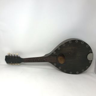 Antique European Style Hand Made 8 String Wood Mandolin