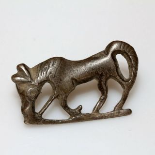 Rare - Roman Silver Horse Fibula Brooch 2nd - 3rd Century Ad