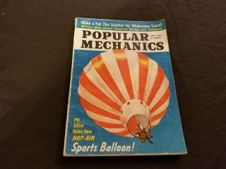 Vintage Popular Mechanics April 1963 Issue
