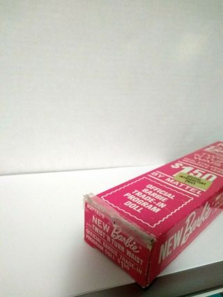 Vintage Barbie Twist ' n Turn Trade In Program Box Blonde written on Box 5