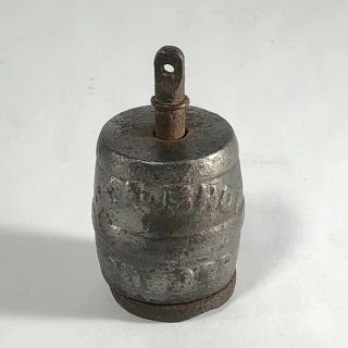 Antique Toy Cast Iron Cap Bomb Deadshot Powder Keg RARE 2