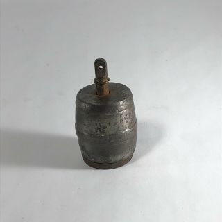 Antique Toy Cast Iron Cap Bomb Deadshot Powder Keg RARE 4