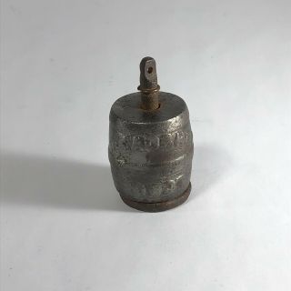 Antique Toy Cast Iron Cap Bomb Deadshot Powder Keg RARE 7