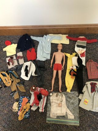 Vintage Ken Doll And Clothes