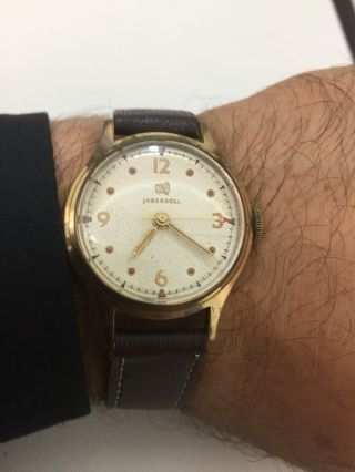 Vintage Ingersoll Mechanical Men Wristwatch Made In Great Britain