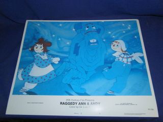Vintage Raggedy Ann & Andy 20th Century - Fox Lobby Card Set Of 8 1977 11by14inch