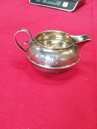 Vintage Sterling Silver Cup With Spout 66 Grams Unknown Brand.  925 Antique Look