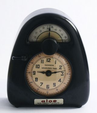 Isamu Noguchi Hawkeye Bakelite Measured Time Clock Timer Stevenson Mfg.