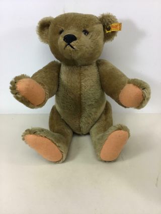 16 " Steiff Vintage Light Brown Teddy Bear Ean 0155/42