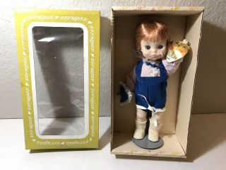 Vintage 1966 Effanbee Half Pint 11 " Doll Red Head Boy