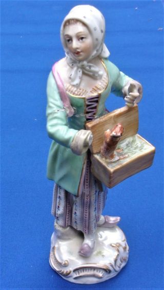 Antique Meissen Porcelain Figure 