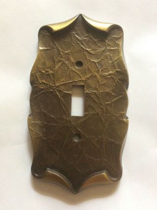 Vintage Brass Amerock Light Switch Cover Plate