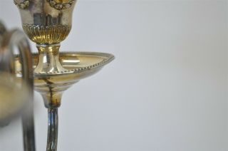 Vintage Ornate SilverPlate Candelabra Tableware Candlesticks Candle 4