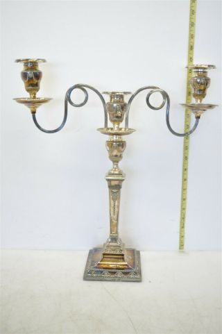 Vintage Ornate SilverPlate Candelabra Tableware Candlesticks Candle 5