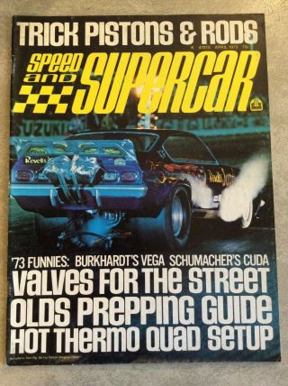 1973 Speed And Supercar Nhra Drag Racing Gapp Roush 429 Ray Allen Beadle Charger