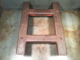 Antique Industrial Dolly Steel Caster Factory Steampunk Mercantile Antique 4