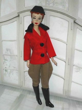 Vintage Barbie Clone Htf Premier Riding Habit 854 Jacket Jodhpurs Hat,  Boots