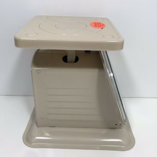 Vintage American Family Scale 25lb Kitchen Counter Utility Food Scale Beige 5