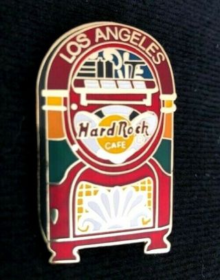 Hard Rock Cafe Los Angeles Antique Jukebox Pin Badge