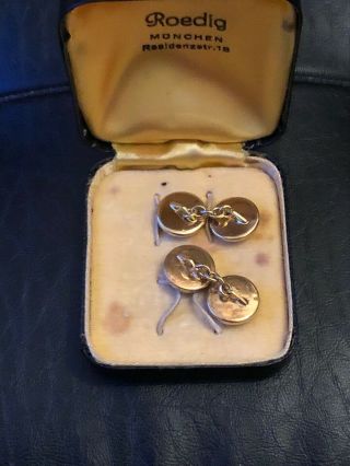 mens antique cufflinks (Gold ?) 8