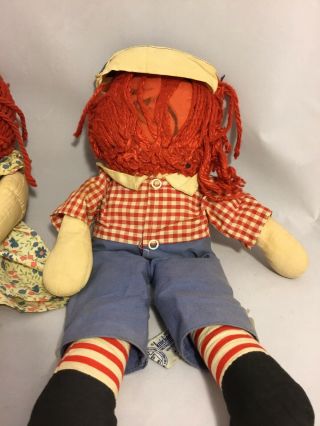 Vintage 1948 - 1966 Raggedy Ann and Andy Dolls From Knickerbocker 5