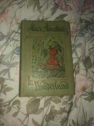 Antique Rare Alice’s Adventures In Wonderland Book 1896 Victorian Edition