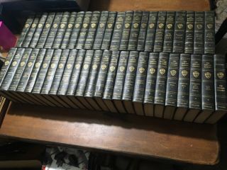 Antique 1909 - 10 Nearly Complete Set 47 Of 50 Volumes The Harvard Classics 1st Ed