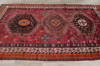 100 Years Old Antique Tribal South - Western Lori Area Rug Hand - Made Geometric 5x8