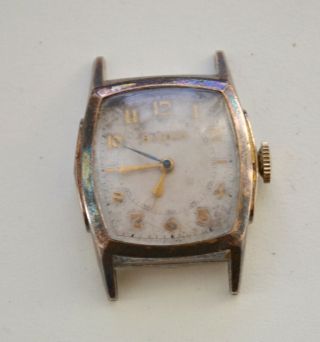 Vintage Bulova 1930s - 40s Doctors/nurses Pulse Wristwatch 10ba - Parts/fix
