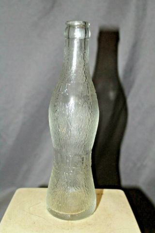 Antique Whistle 6 1/2 Fld Ozs.  Allentown PA Clear Glass Soda Bottle 2