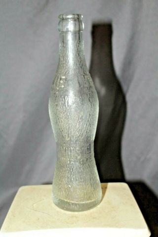 Antique Whistle 6 1/2 Fld Ozs.  Allentown PA Clear Glass Soda Bottle 4