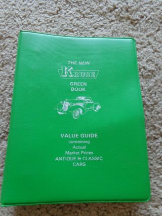 1977 Kruse Green Book Value Guide Price List Antique Classic Cars Rolls Bentley