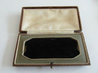Fab Vintage Antique Leather Jewellery Box Display Case