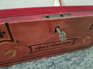 Victorian Vintage Chest shaped,  Desk Top Stationery Box 2