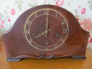 Mantel Napoleon Hat Mantel Clock By Smiths Enfield With Westminster Chimes
