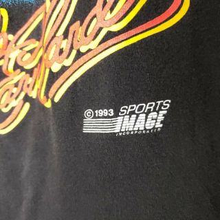 Dale Earnhardt Racing T Shirt Vintage 90s NASCAR Lightning Made In USA Large 3