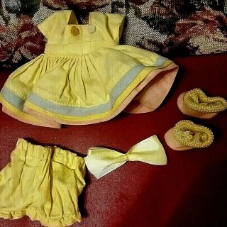 Vintage Ginny Doll Tagged Outfit.  8 " Dolls 1950 