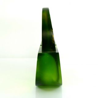 Liuligongfang Chinese Studio Art Glass Sculpture - Signed Limited Edition - Green 3