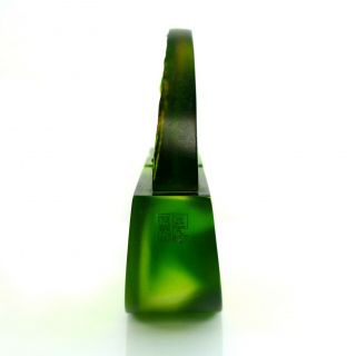 Liuligongfang Chinese Studio Art Glass Sculpture - Signed Limited Edition - Green 5