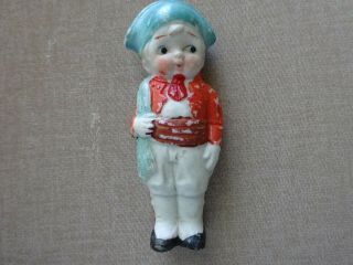 Vintage 3 " Bisque Frozen Charlotte Napoleon Doll,  Made In Japan