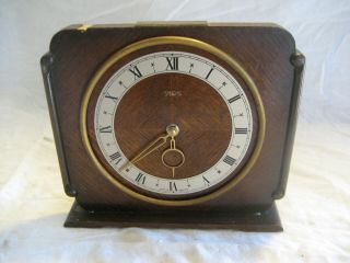 Antique Smiths 8 Day Mantel Clock