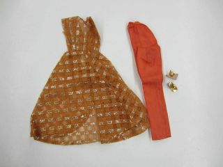 Vintage 1963 - 64 Mattel 946 Dinner At Eight Barbie Outfit Complete